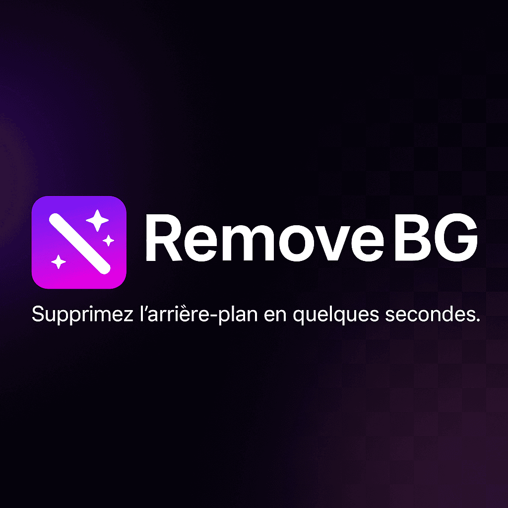 Vignette RemoveBG — Effaceur d’arrière-plan
